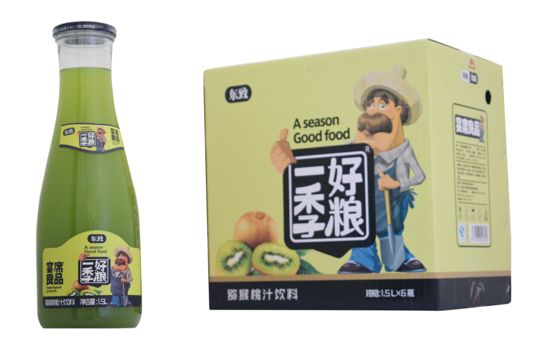 东致一季好粮1.5L大口猕猴桃汁