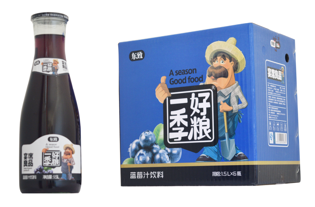 东致一季好粮蓝莓汁